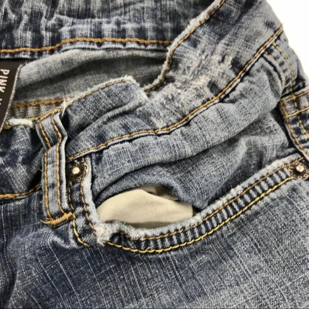 Buffalo Pink X Boot Cut Jeans exc cond sz 28 - Picture 5 of 7